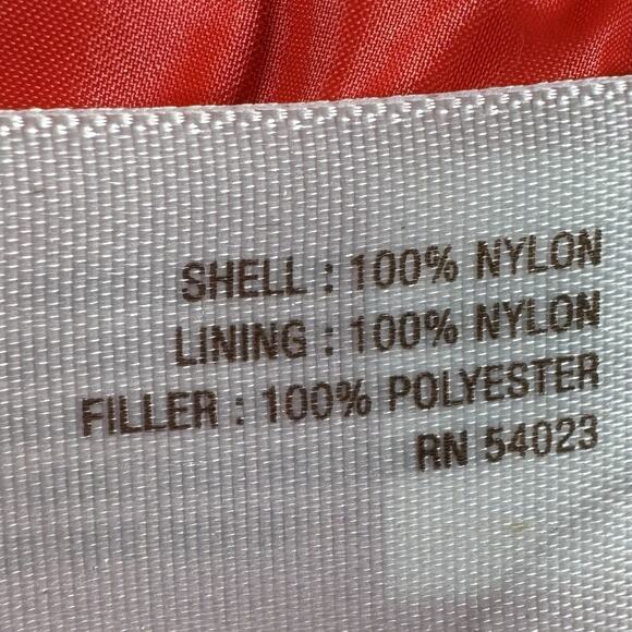 Old Navy Women M Red Lightweight Puffer Jacket Quilted Nylon Zip Front Athleisur - Picture 6 of 13